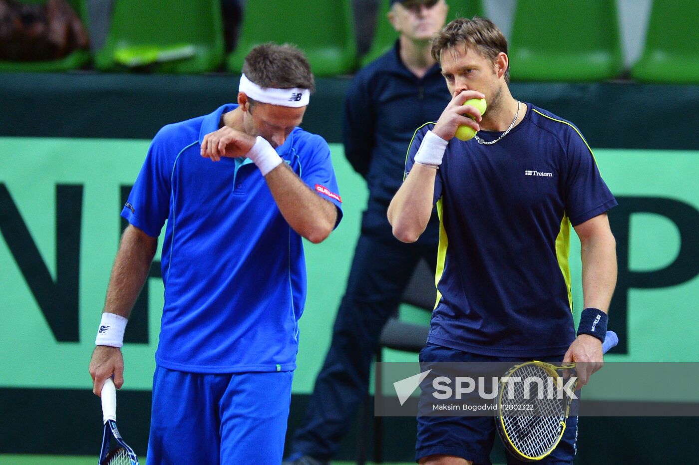 Tennis. Davis Cup. Russia vs. Sweden. Day Two