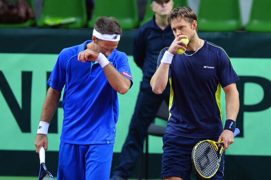 Tennis. Davis Cup. Russia vs. Sweden. Day Two