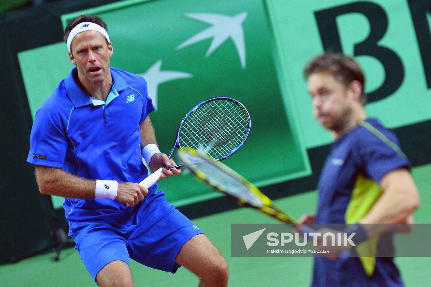 Tennis. Davis Cup. Russia vs. Sweden. Day Two