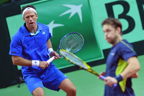 Tennis. Davis Cup. Russia vs. Sweden. Day Two