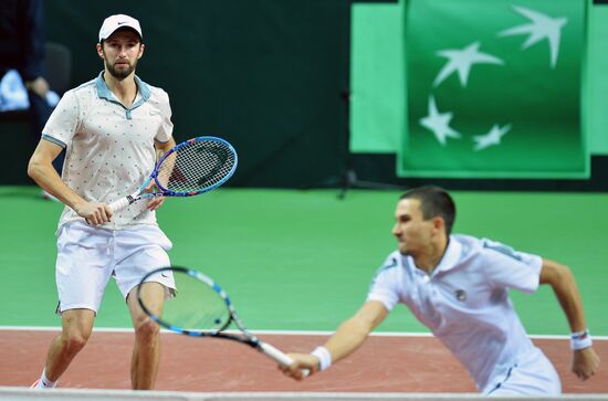 Tennis. Davis Cup. Russia vs. Sweden. Day Two