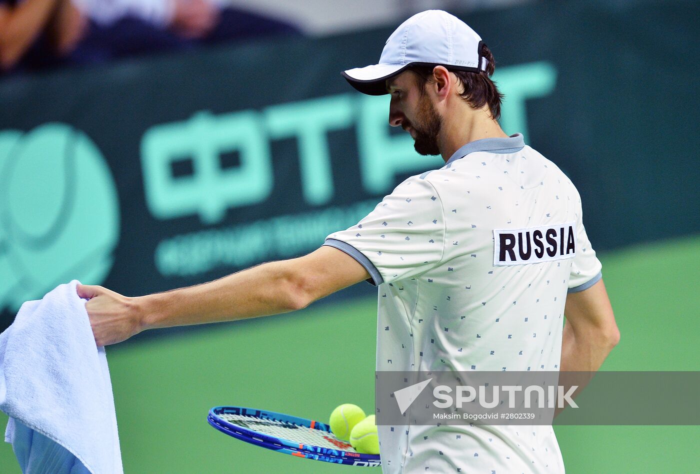 Tennis. Davis Cup. Russia vs. Sweden. Day Two