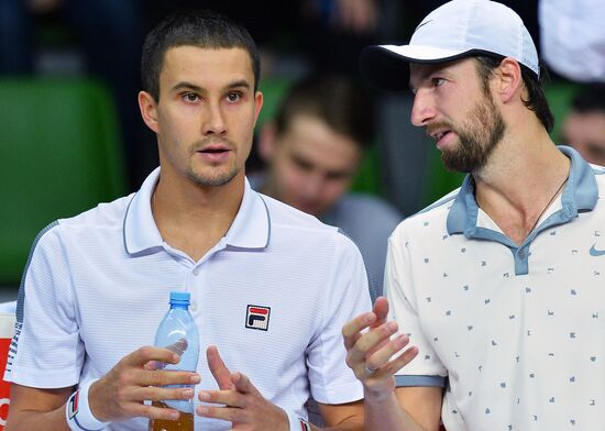 Tennis. Davis Cup. Russia vs. Sweden. Day Two