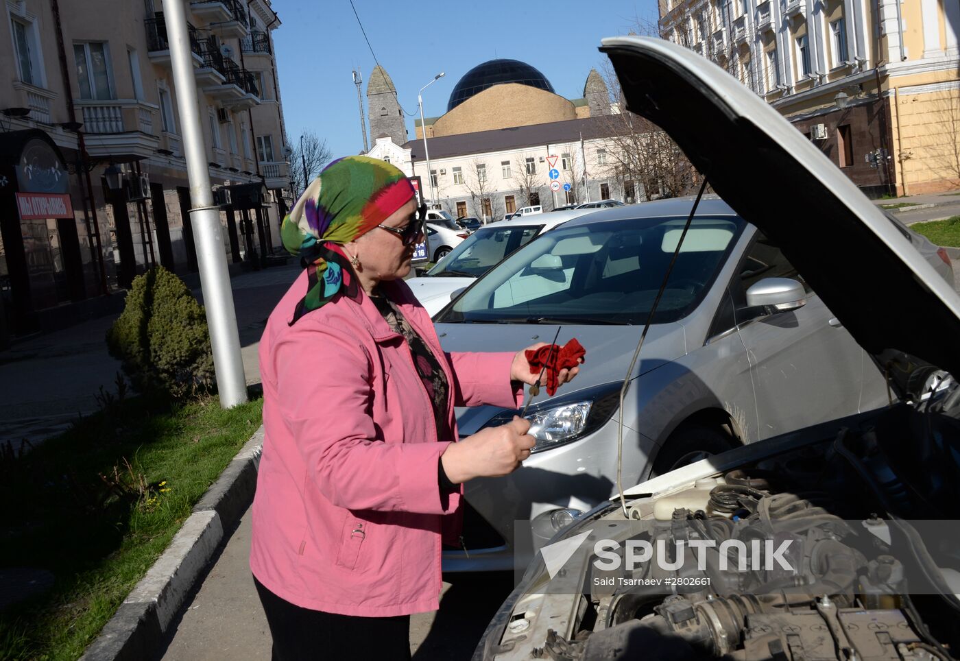 Taxi driver Roza Nalgieva