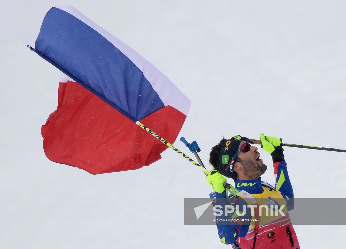 Biathlon World Championships. Men's pursuit