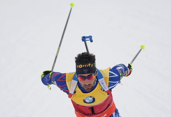 Biathlon World Championships. Men's pursuit