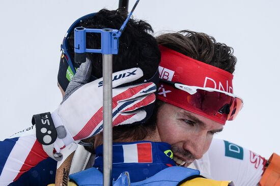 Biathlon World Championships. Men's pursuit