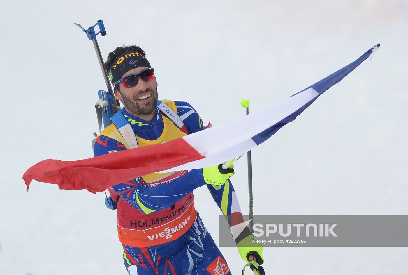 Biathlon World Championships. Men's pursuit