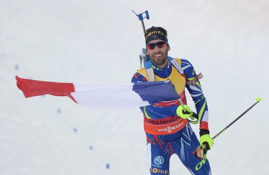 Biathlon World Championships. Men's pursuit