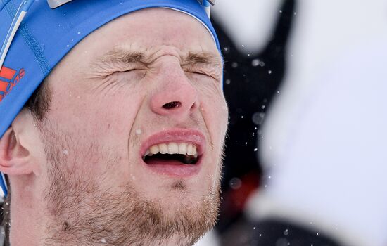 Biathlon World Championships. Men's pursuit