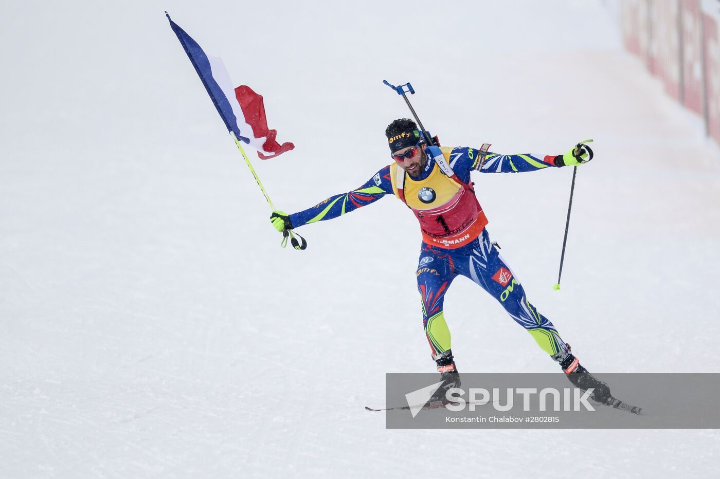 Biathlon World Championships. Men's pursuit
