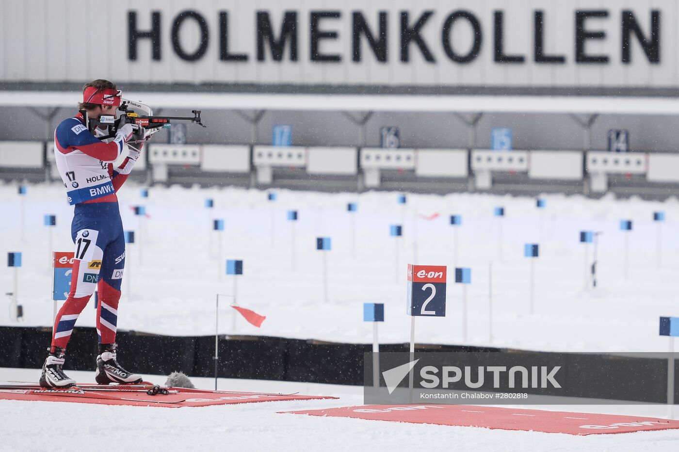 Biathlon World Championships. Men's pursuit