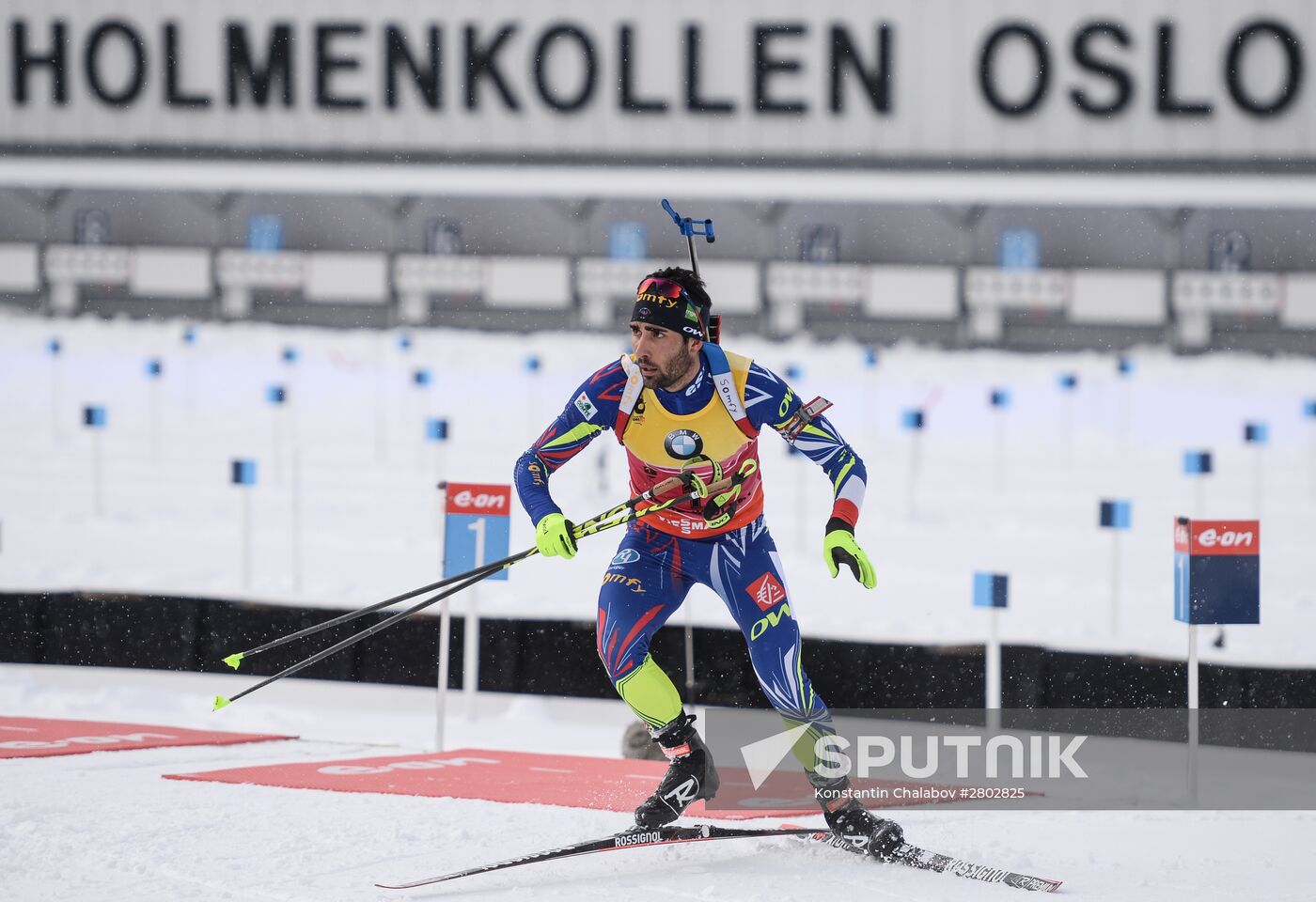 Biathlon World Championships. Men's pursuit