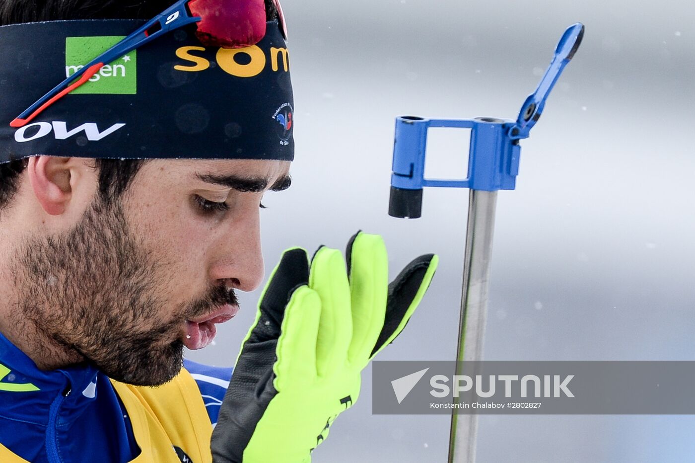 Biathlon World Championships. Men's pursuit