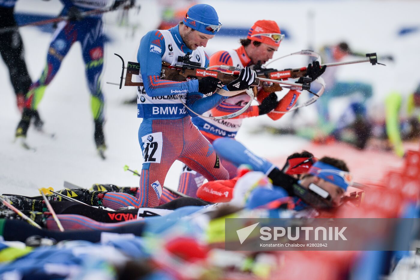 Biathlon World Championships. Men's pursuit