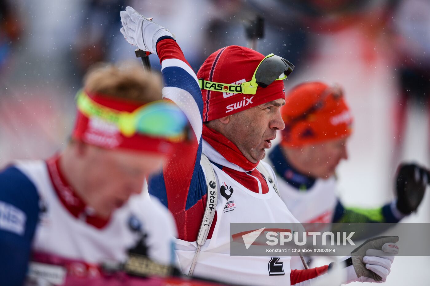 Biathlon World Championships. Men's pursuit