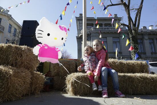 Pancake Week celebrations in Simferopol