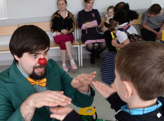 Doctor Clown at Russian Children's City Hospital