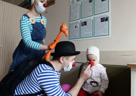 Doctor Clown at Russian Children's City Hospital