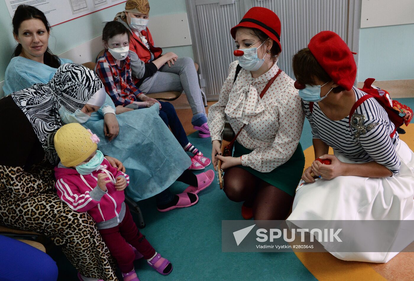 Doctor Clown at Russian Children's City Hospital
