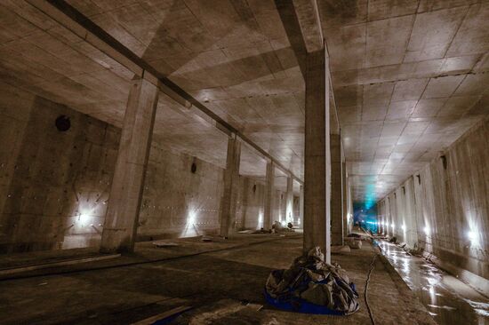 Third Interchange Circuit's Khoroshevskaya metro station construction site