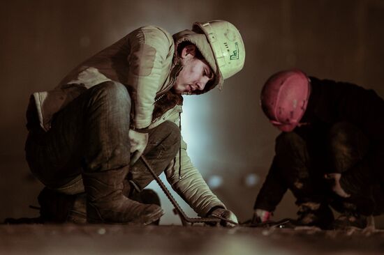 Third Interchange Circuit's Khoroshevskaya metro station construction site