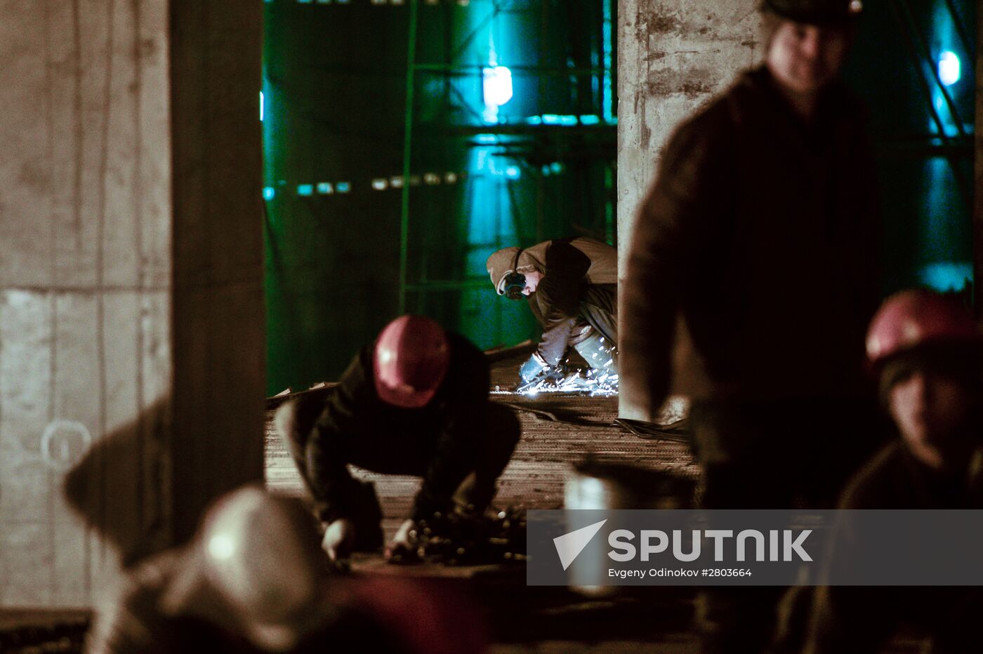 Third Interchange Circuit's Khoroshevskaya metro station construction site
