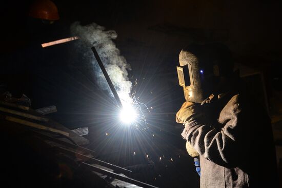 Third Interchange Circuit's Khoroshevskaya metro station construction site