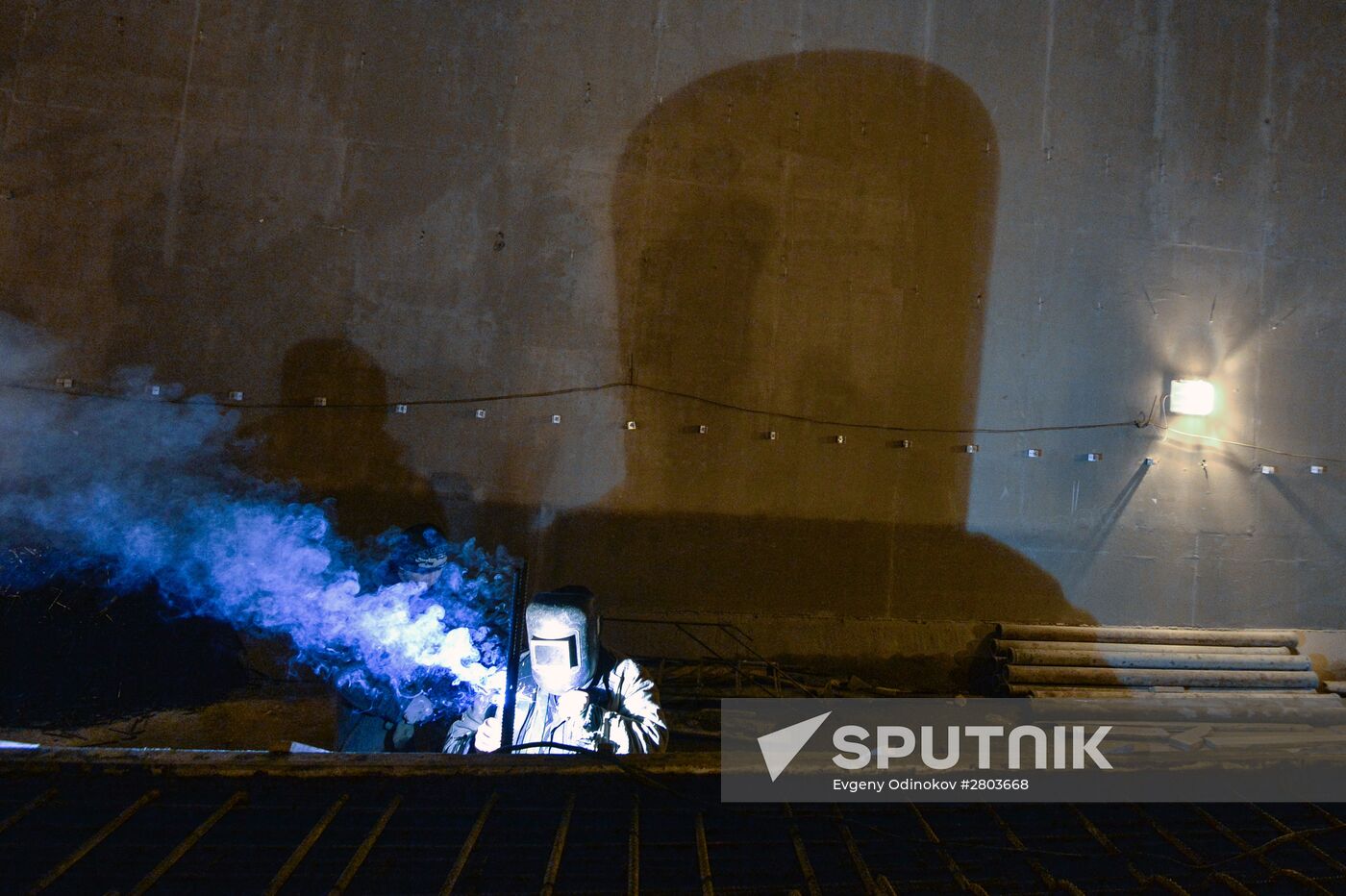 Third Interchange Circuit's Khoroshevskaya metro station construction site