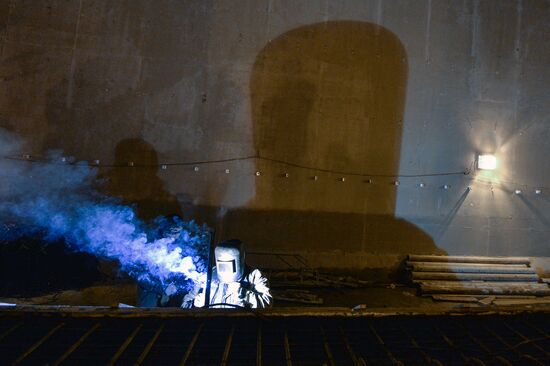 Third Interchange Circuit's Khoroshevskaya metro station construction site