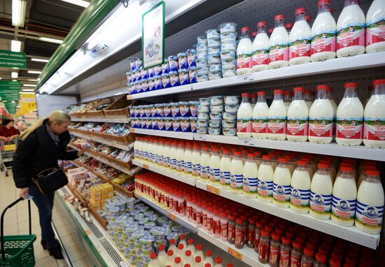 Russian shops may face milk shortages