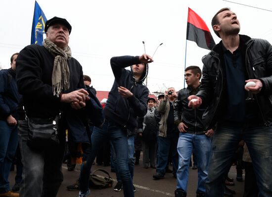 Aggression against Russian diplomatic missions in Ukraine