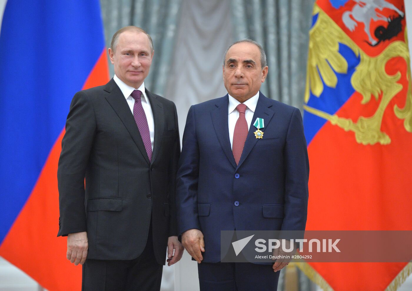 President Vladimir Putin gives government awards in Kremlin