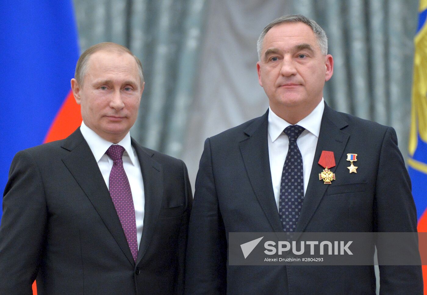 President Vladimir Putin gives government awards in Kremlin