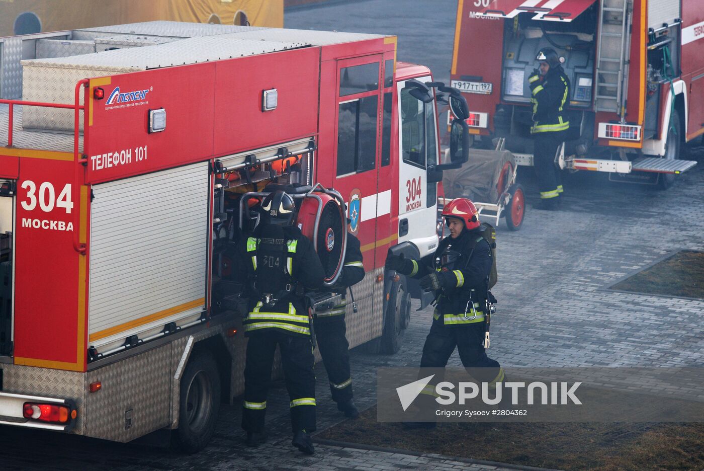 Emergency Ministry drill inside refugee center