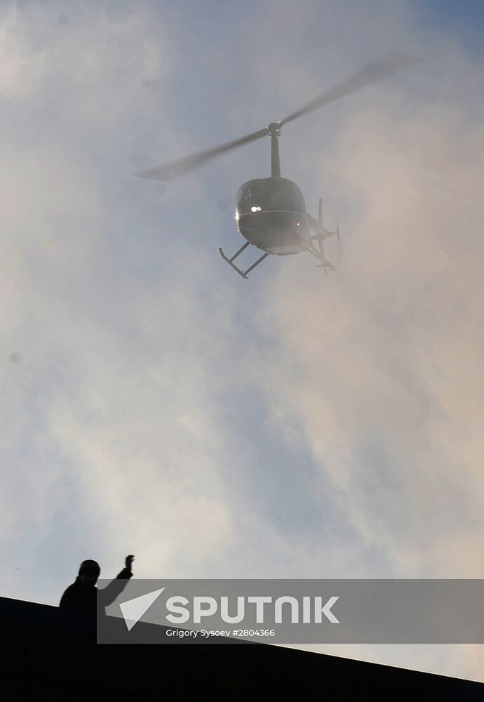 Emergency Ministry drill inside refugee center