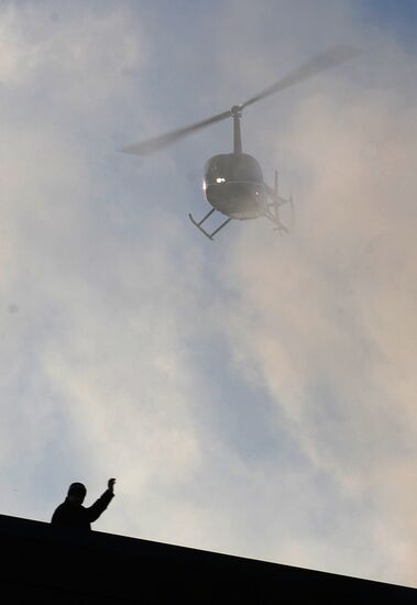 Emergency Ministry drill inside refugee center