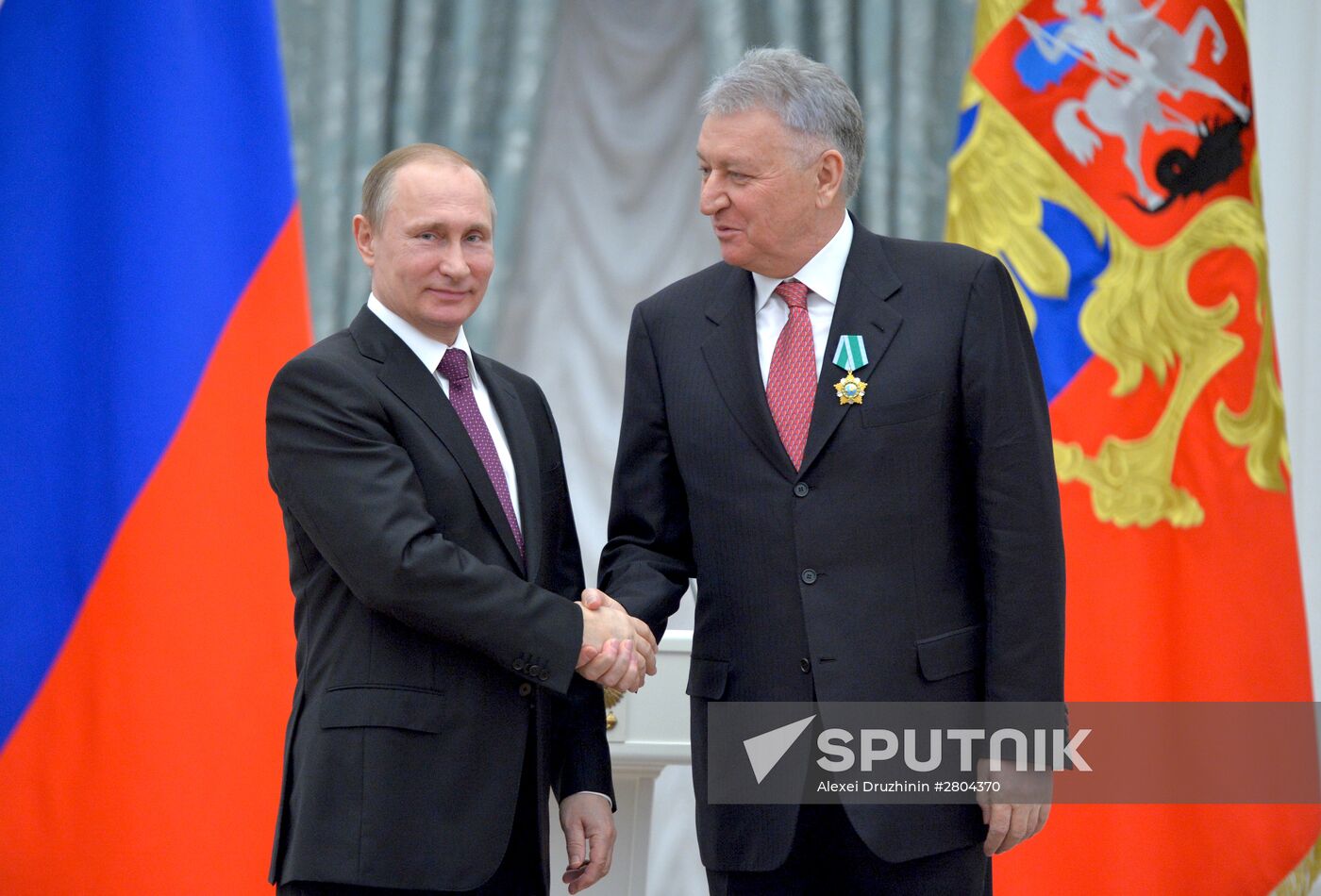 President Vladimir Putin gives government awards in Kremlin