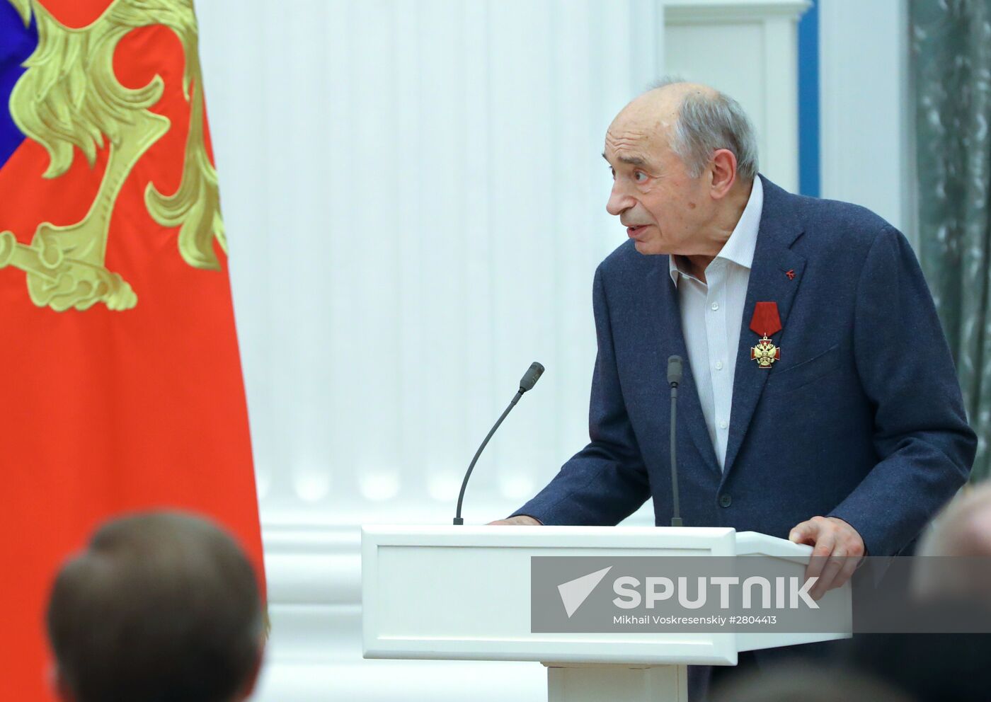 President Vladimir Putin gives government awards in Kremlin