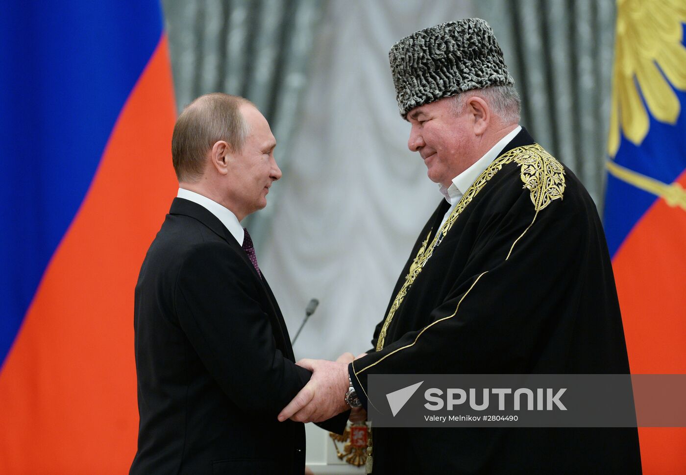 President Vladimir Putin gives government awards in Kremlin