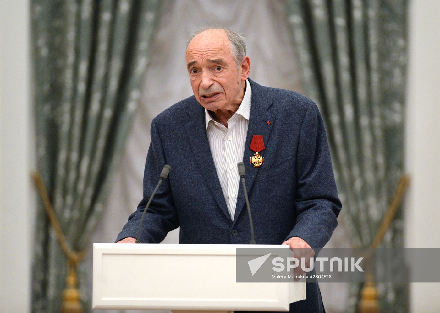 President Vladimir Putin gives government awards in Kremlin