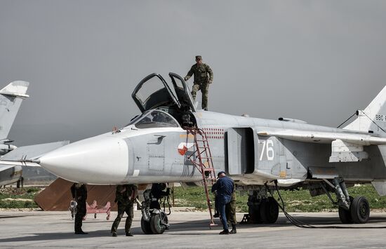 Hmeimim airbase in Syria