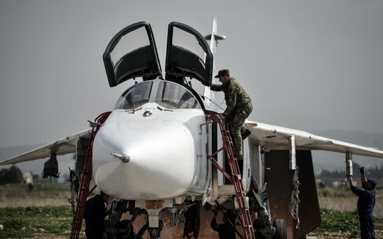 Hmeimim airbase in Syria