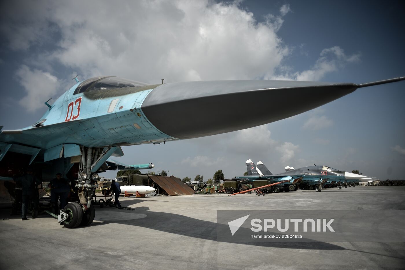 Hmeimim airbase in Syria