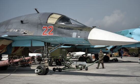 Hmeimim airbase in Syria