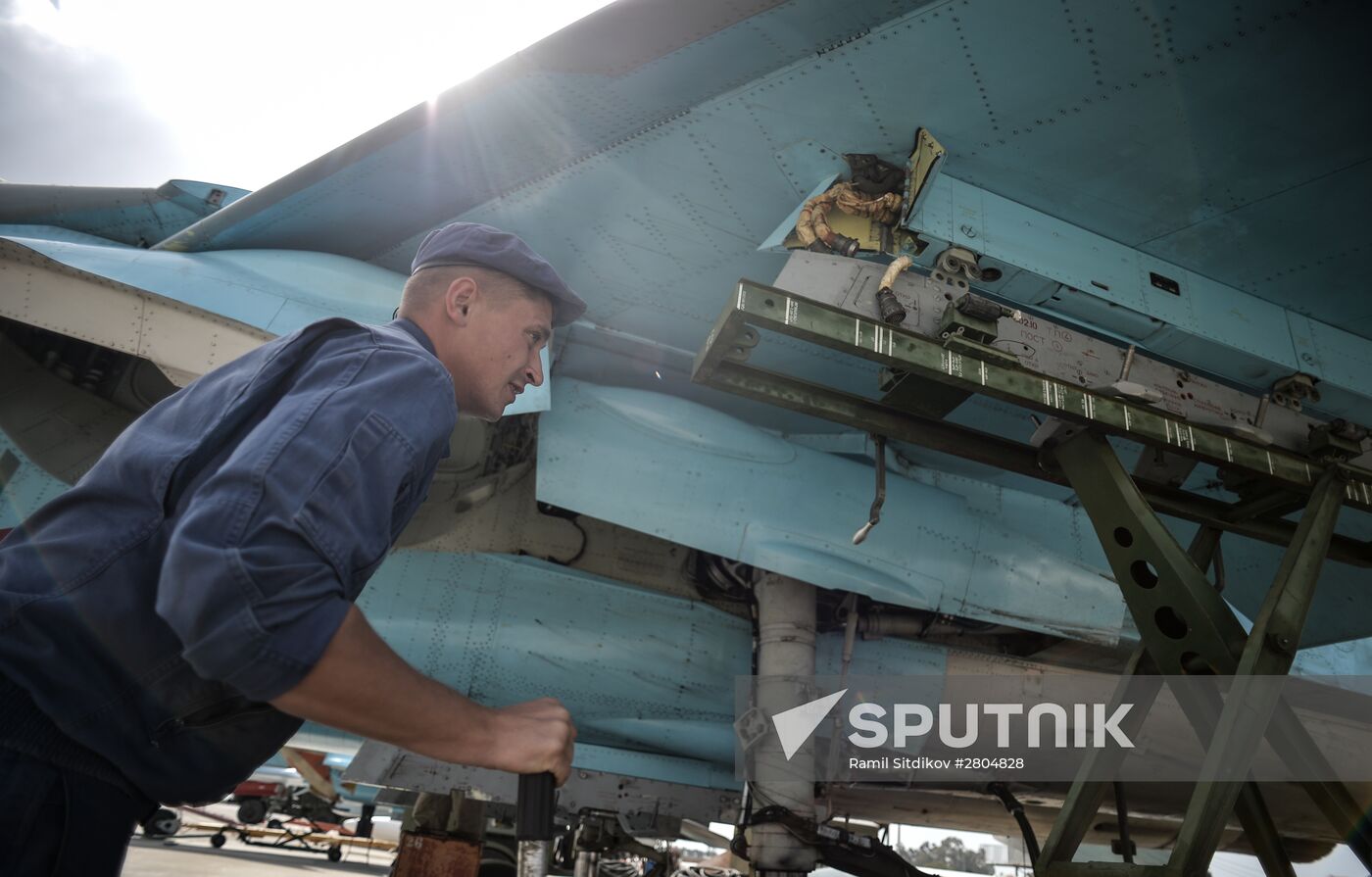 Hmeimim airbase in Syria