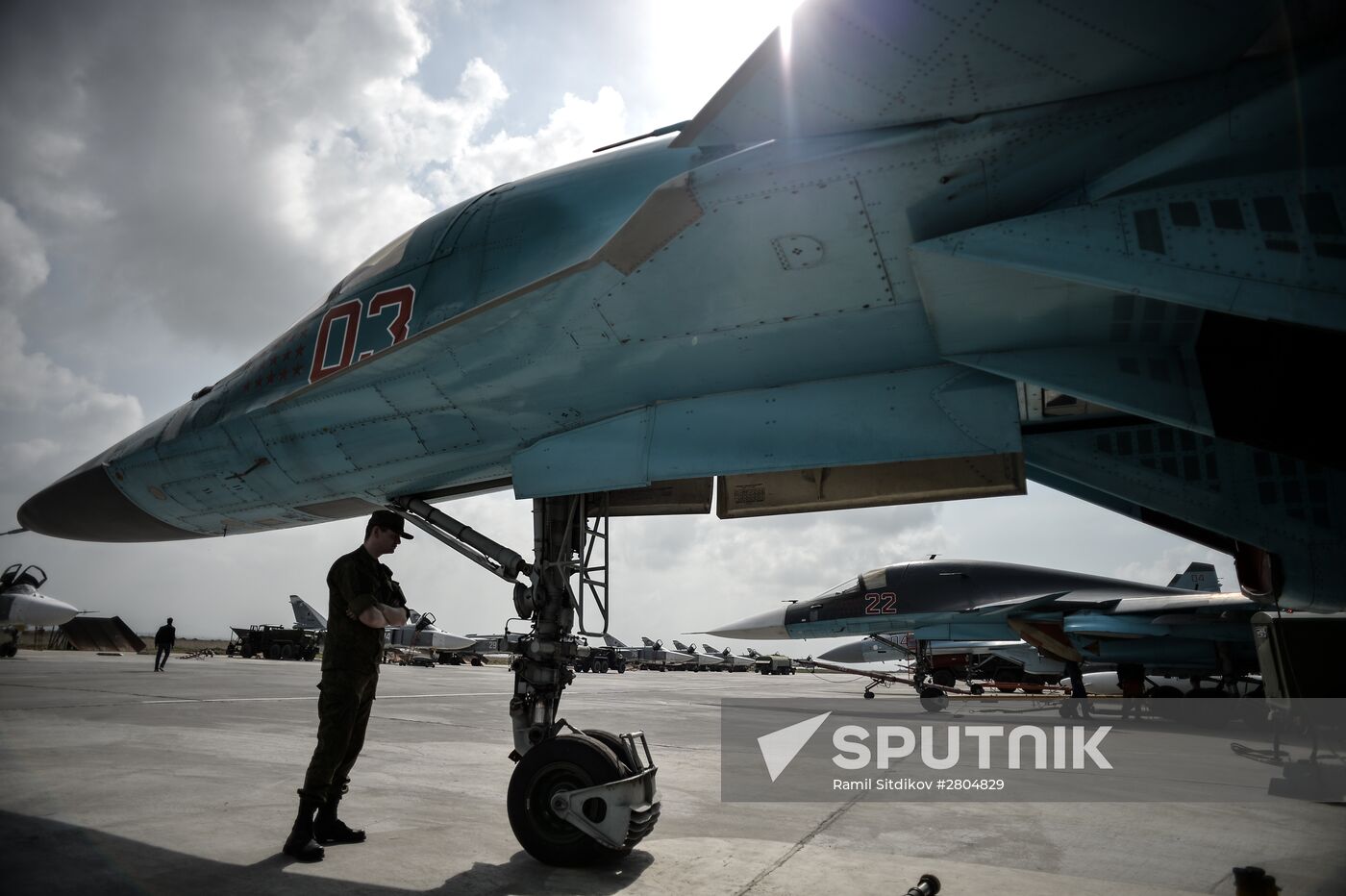 Hmeimim airbase in Syria