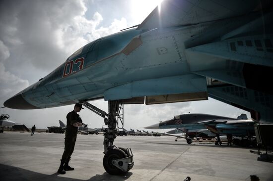 Hmeimim airbase in Syria