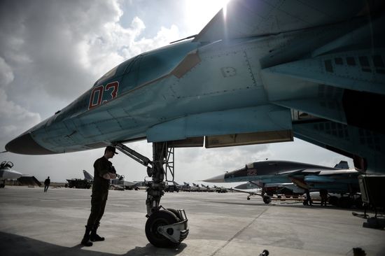 Hmeimim airbase in Syria