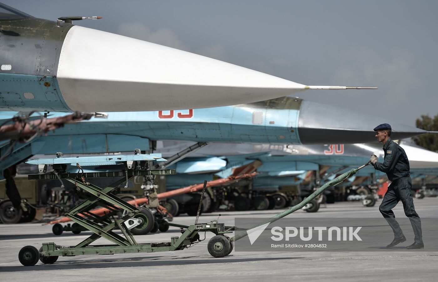 Hmeimim airbase in Syria